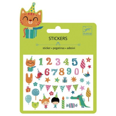 Mini stickers : anniversaire  Djeco    004424